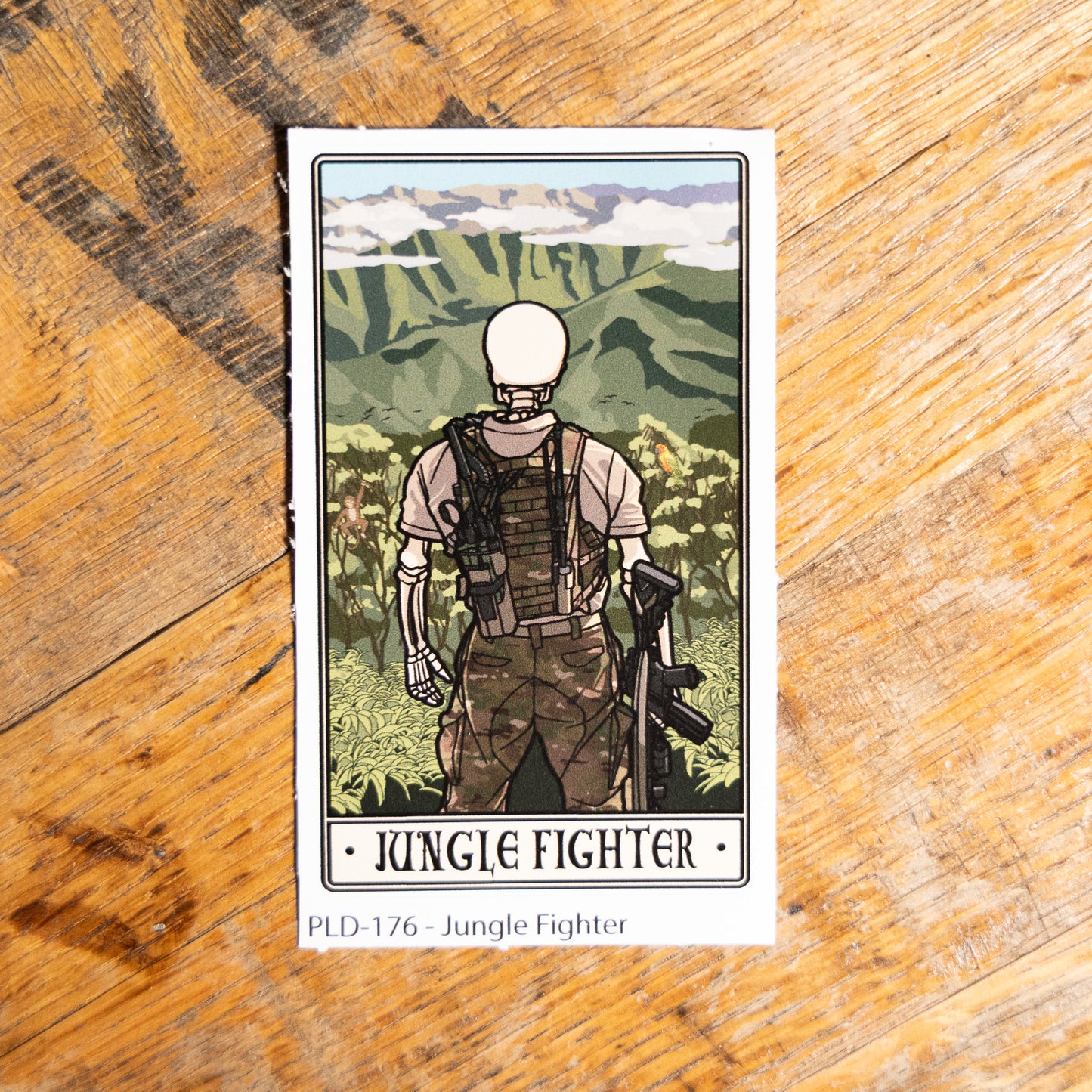 Jungle Fighter Sticker