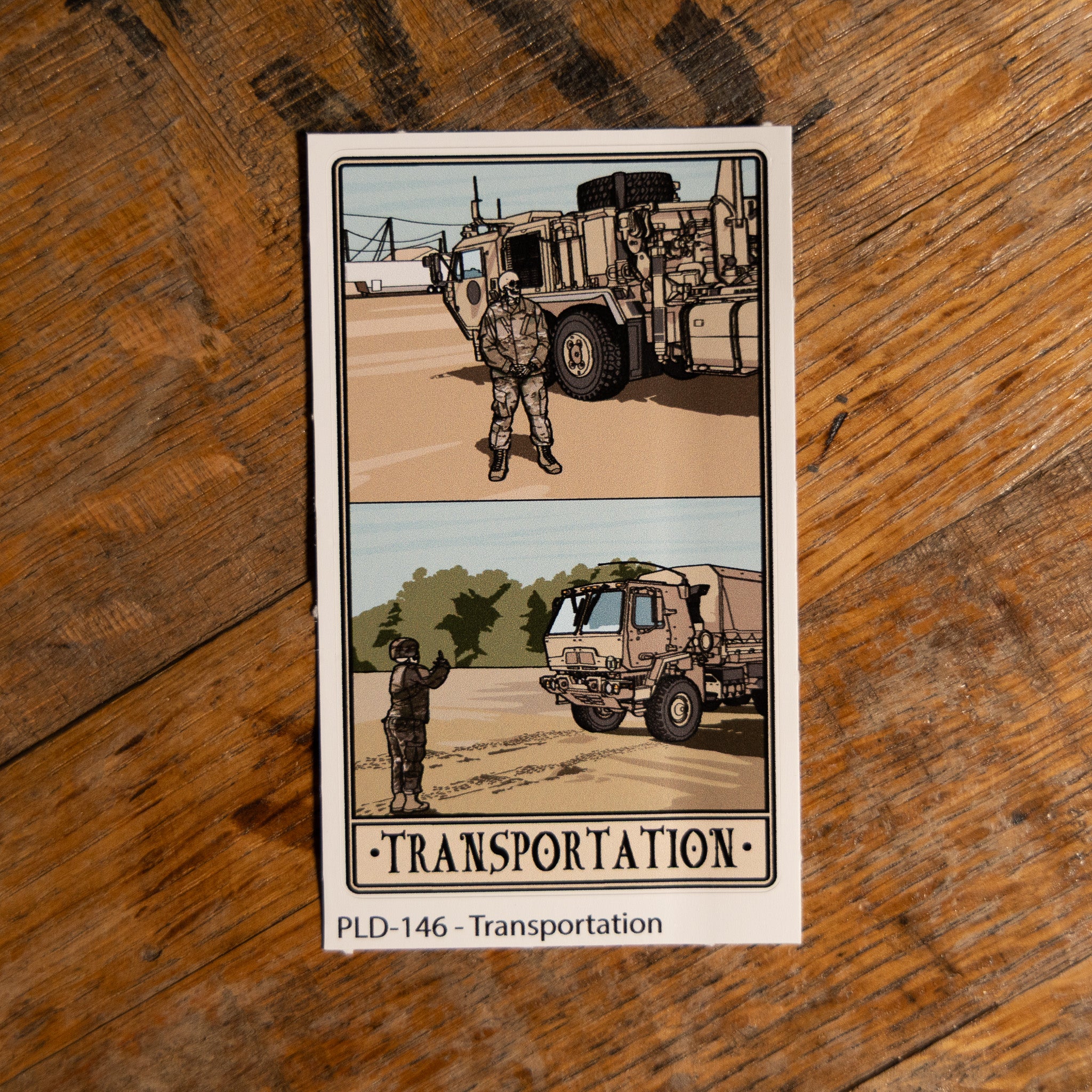 Transportation Sticker