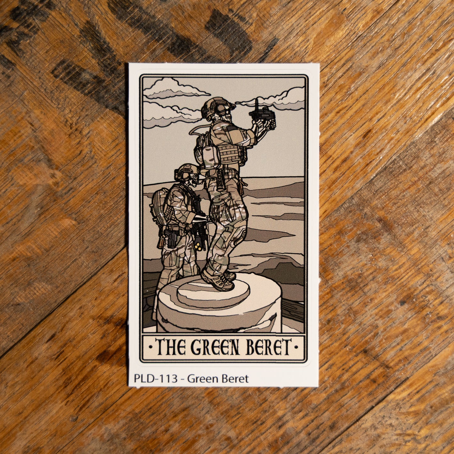 Green Beret Sticker