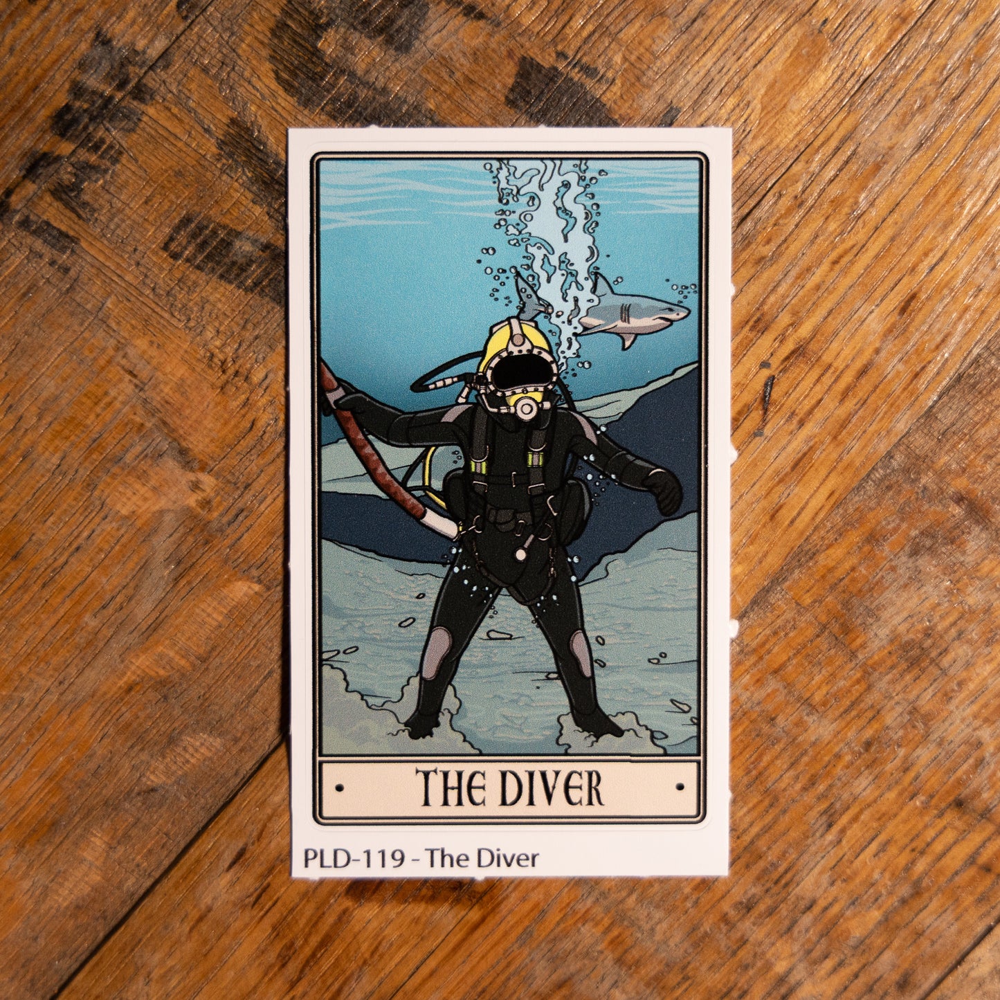 Diver Sticker
