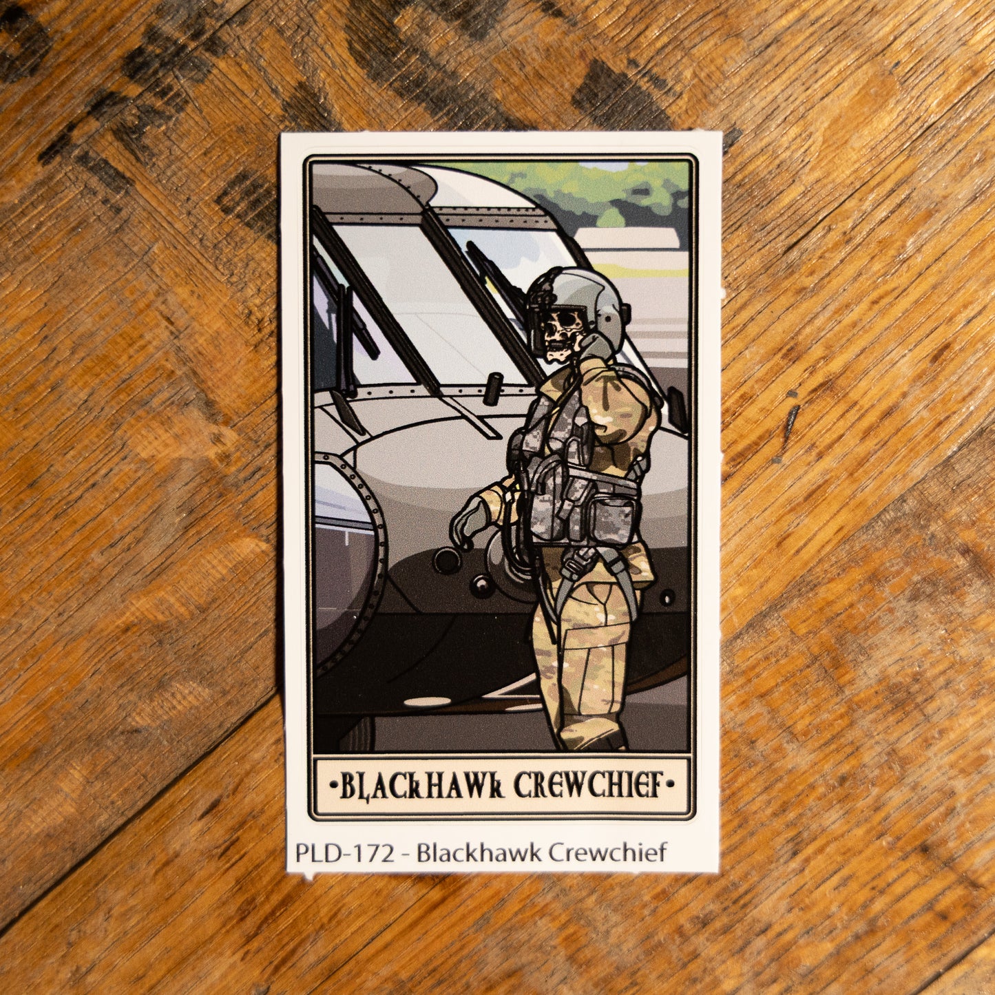 Blackhawk Crew Chief Sticker