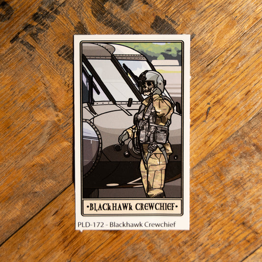 Blackhawk Crew Chief Sticker