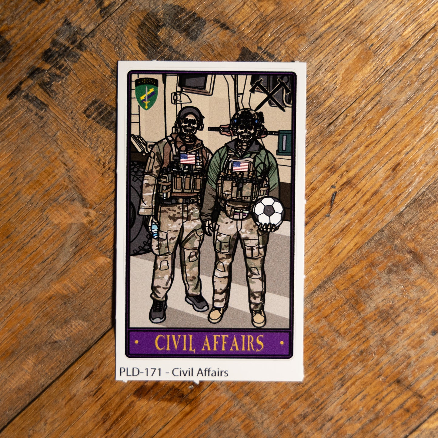 Civil Affairs Sticker