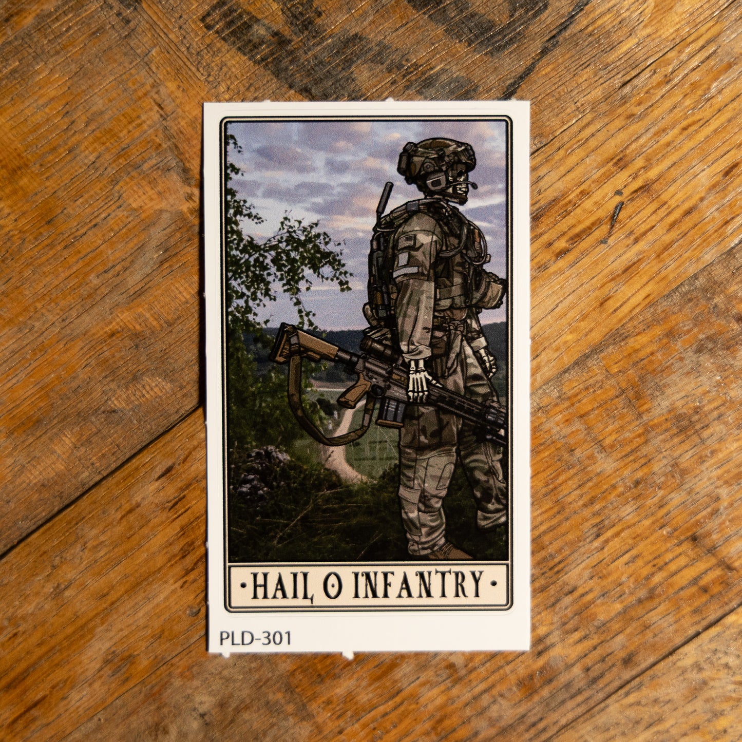 Hail O Infantry Sticker