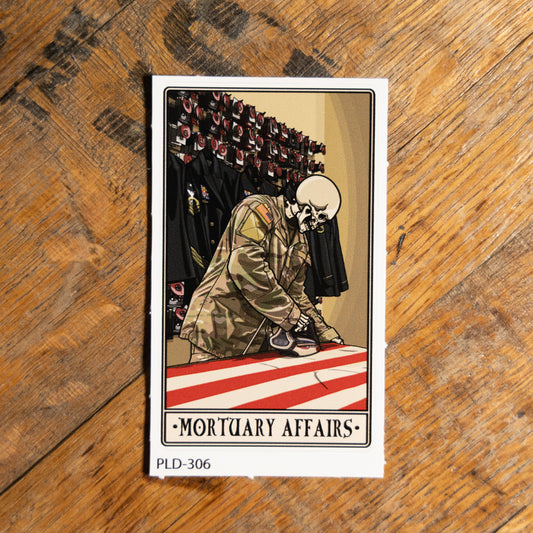 Mortuary Affairs Sticker