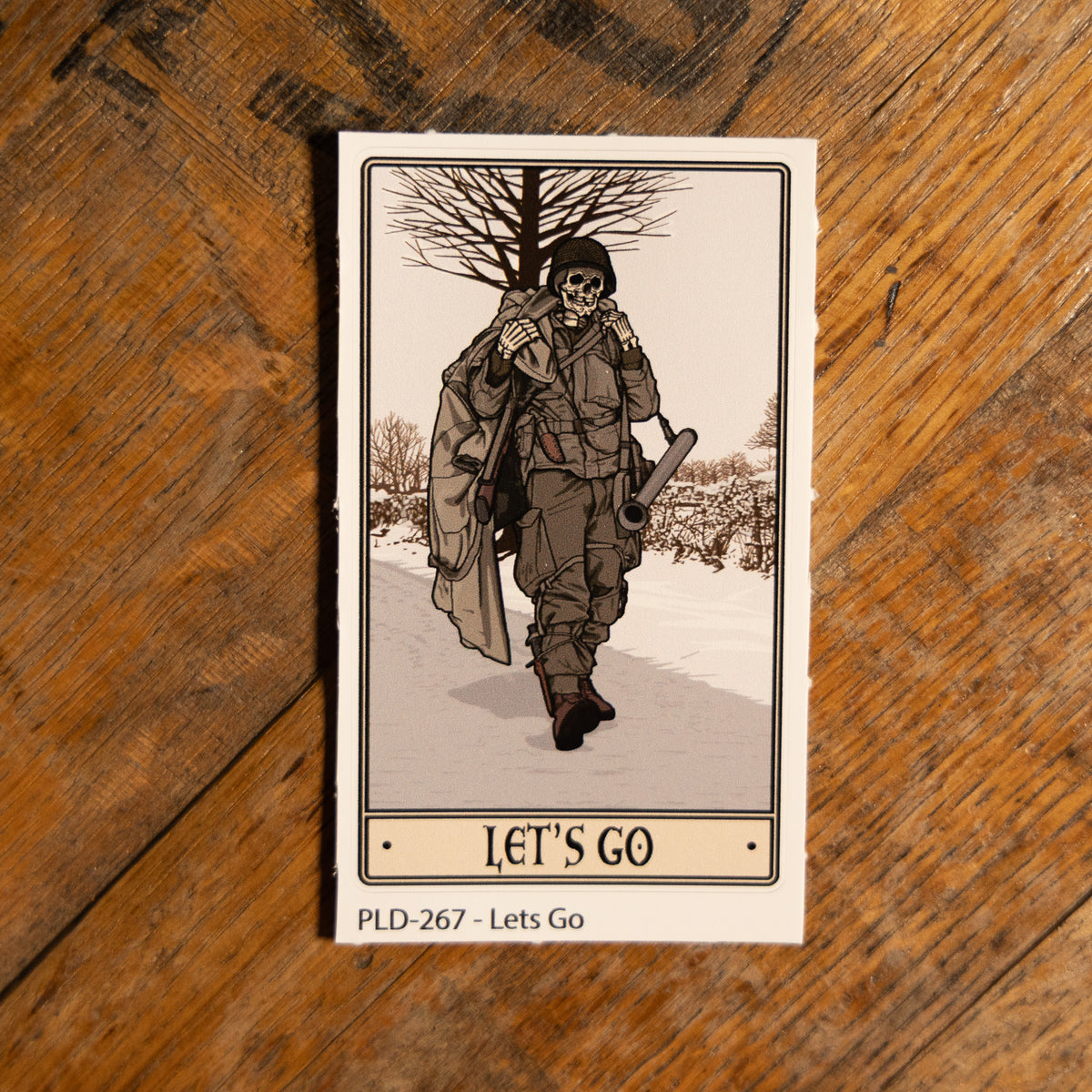 Let's Go Sticker
