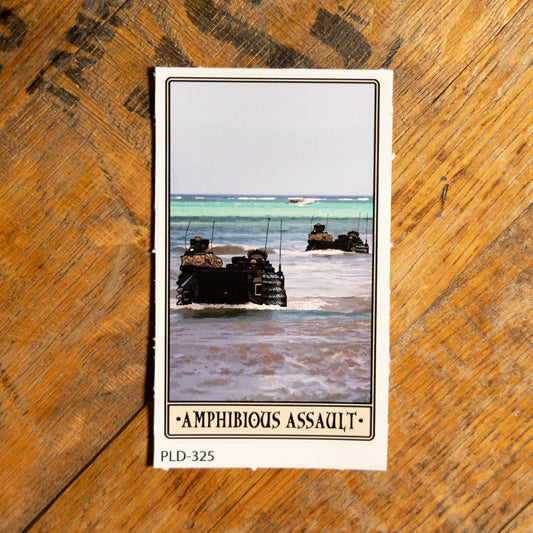 Amphibious Assault Sticker