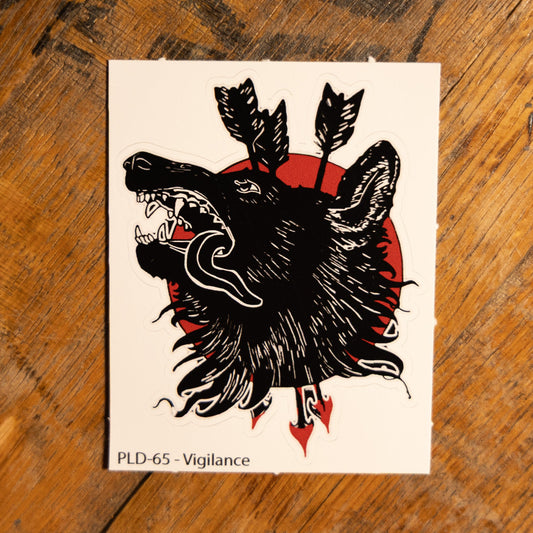 Vigilance Sticker