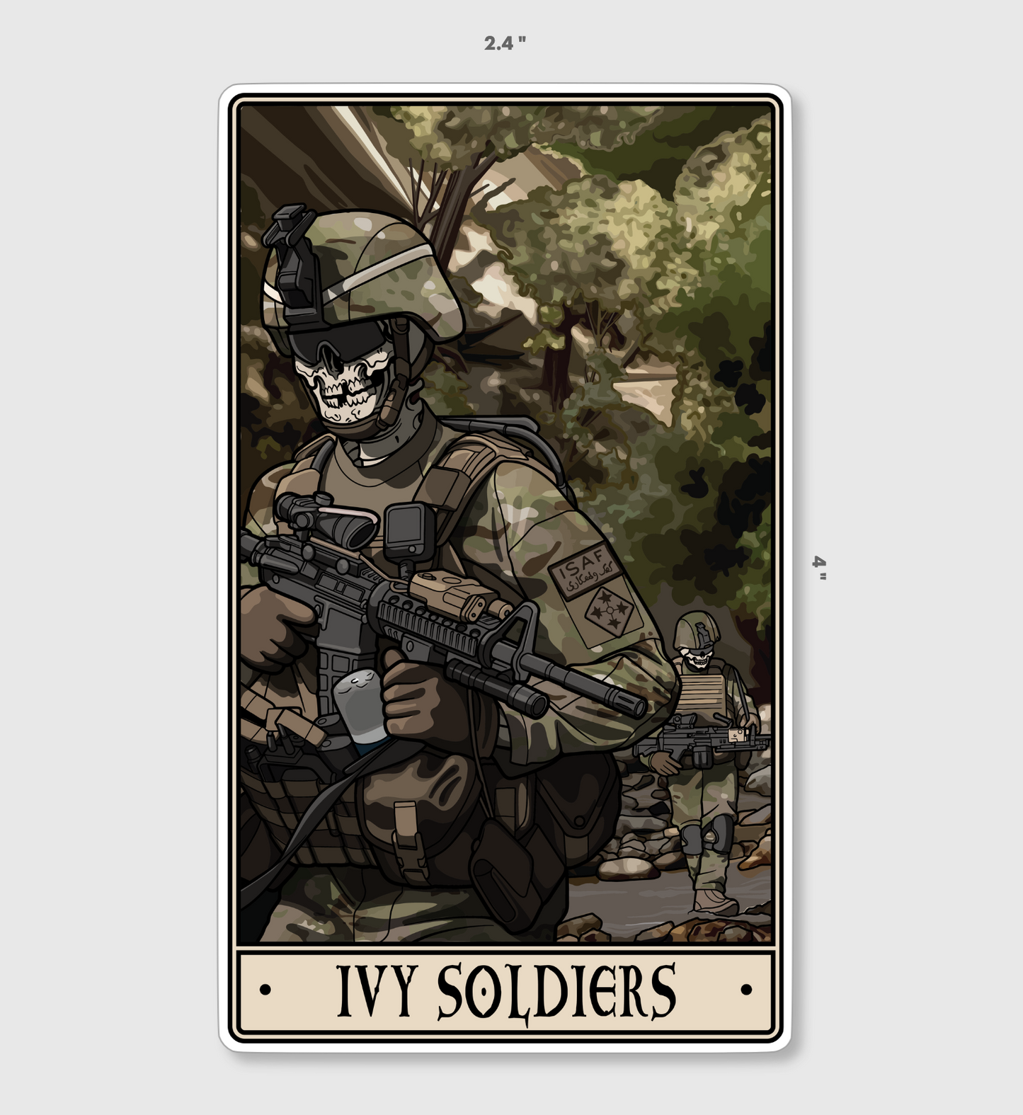 Ivy Soldiers Sticker