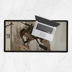 1371 Combat Engineer Desk Mat - 18x36 inch
