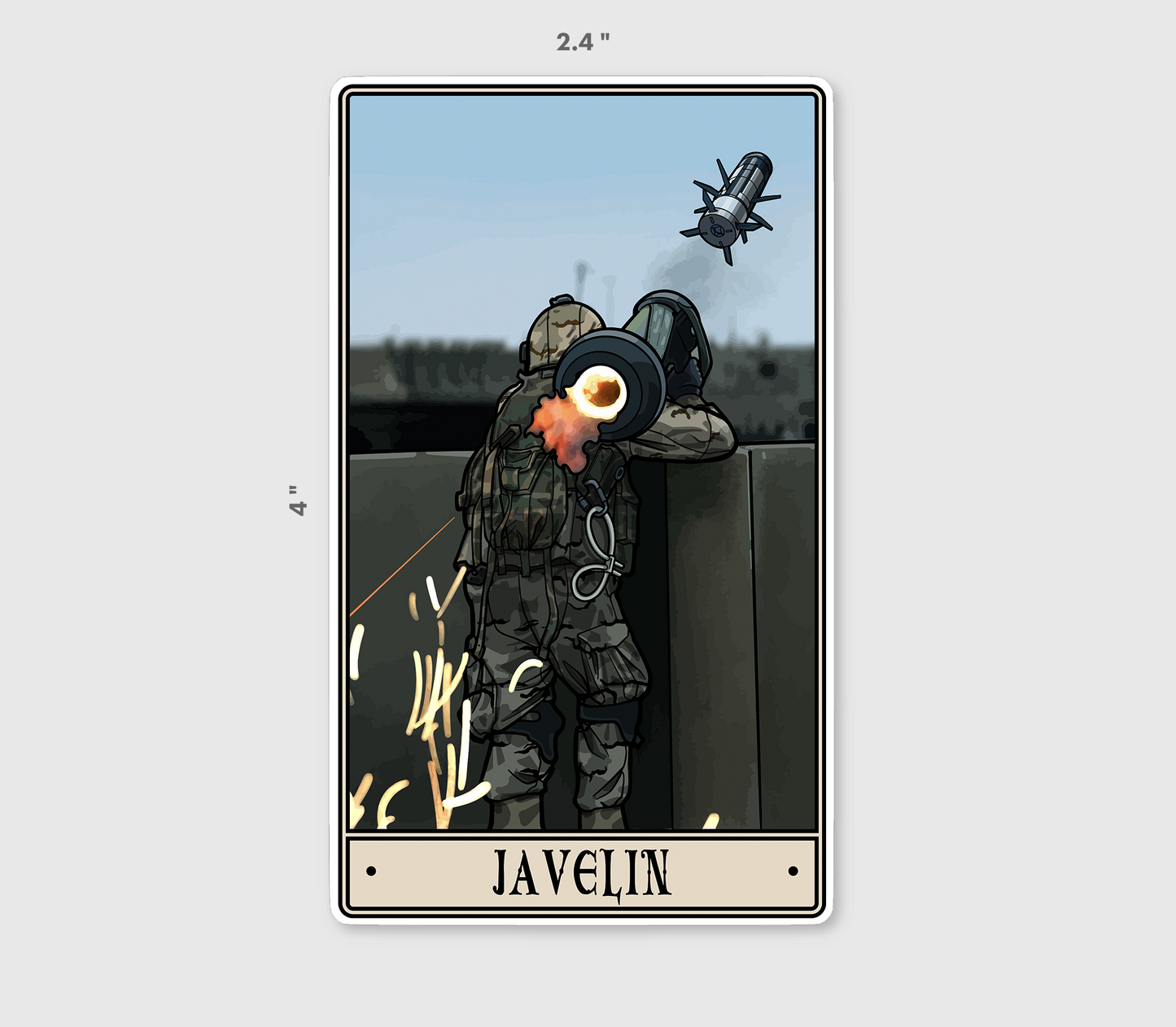 Javelin Sticker