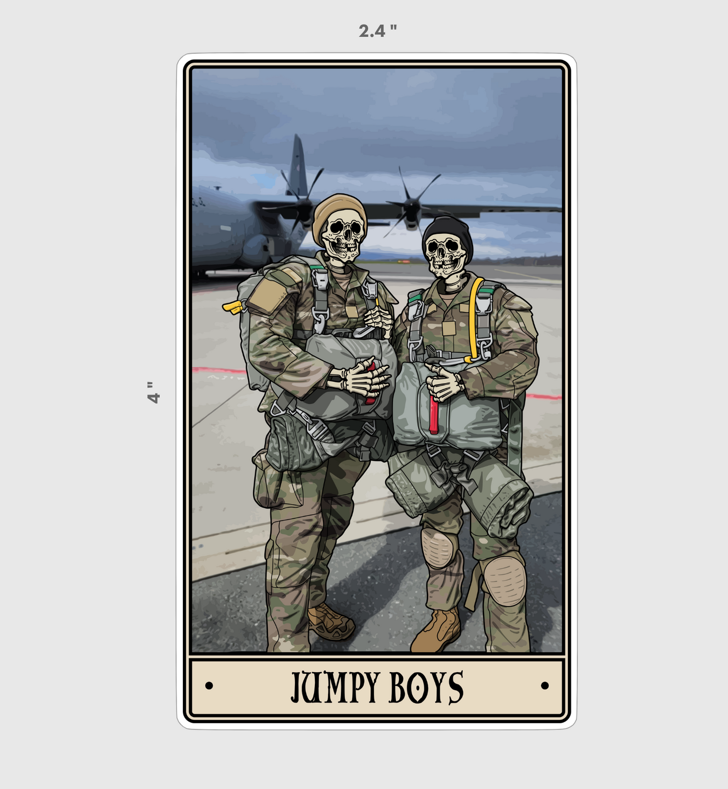 Jumpy Boys Sticker