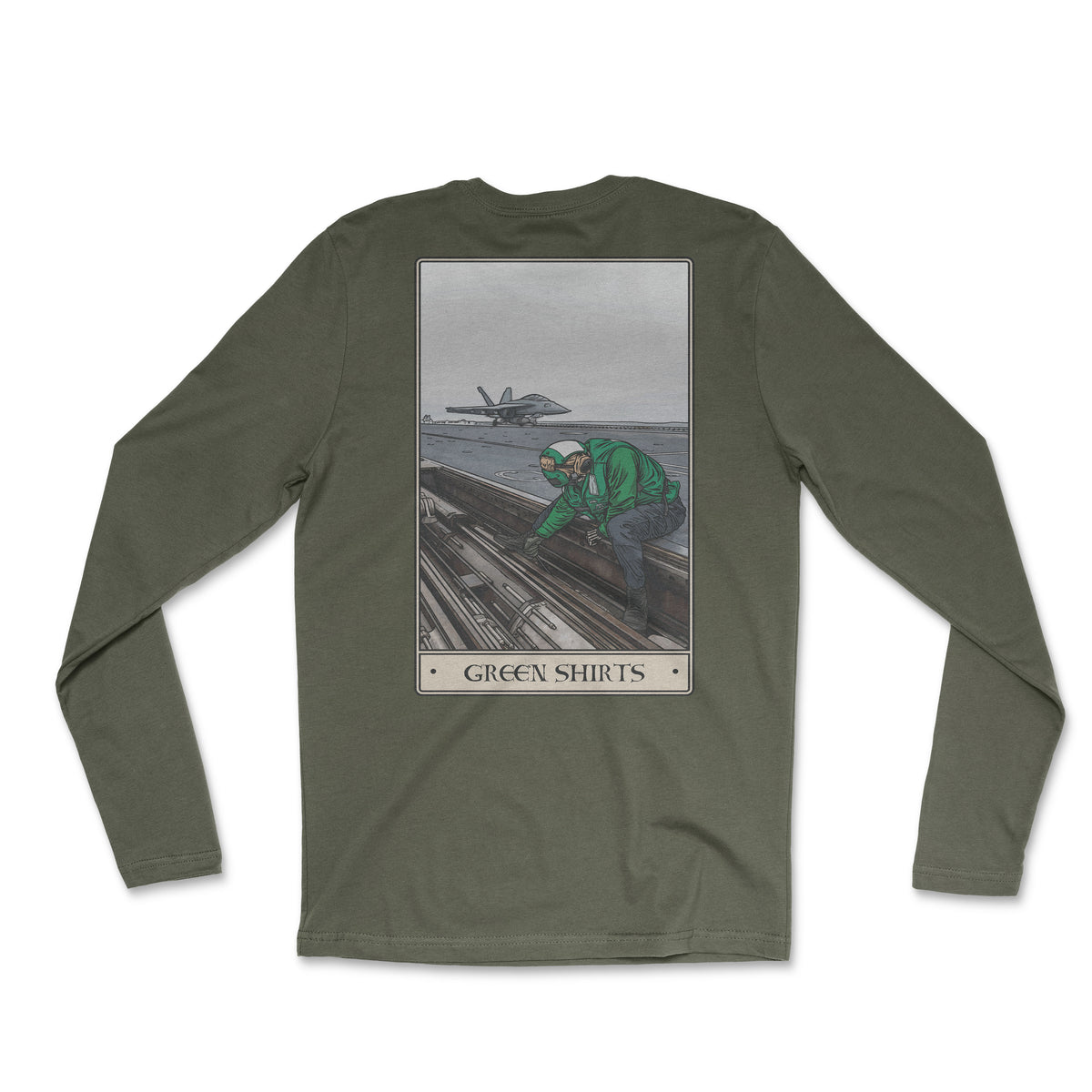 Green Shirts Long Sleeve