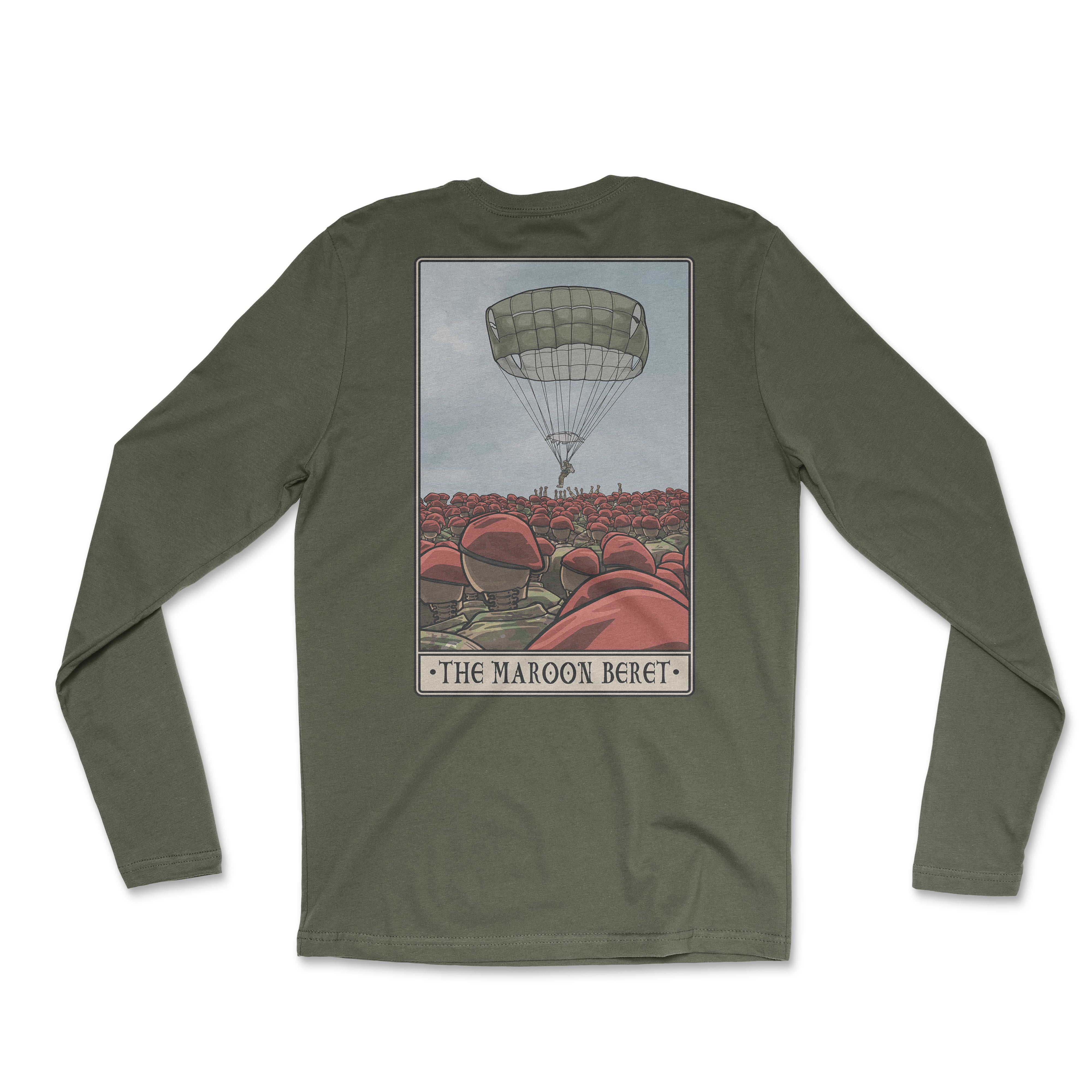 Maroon Beret Long Sleeve