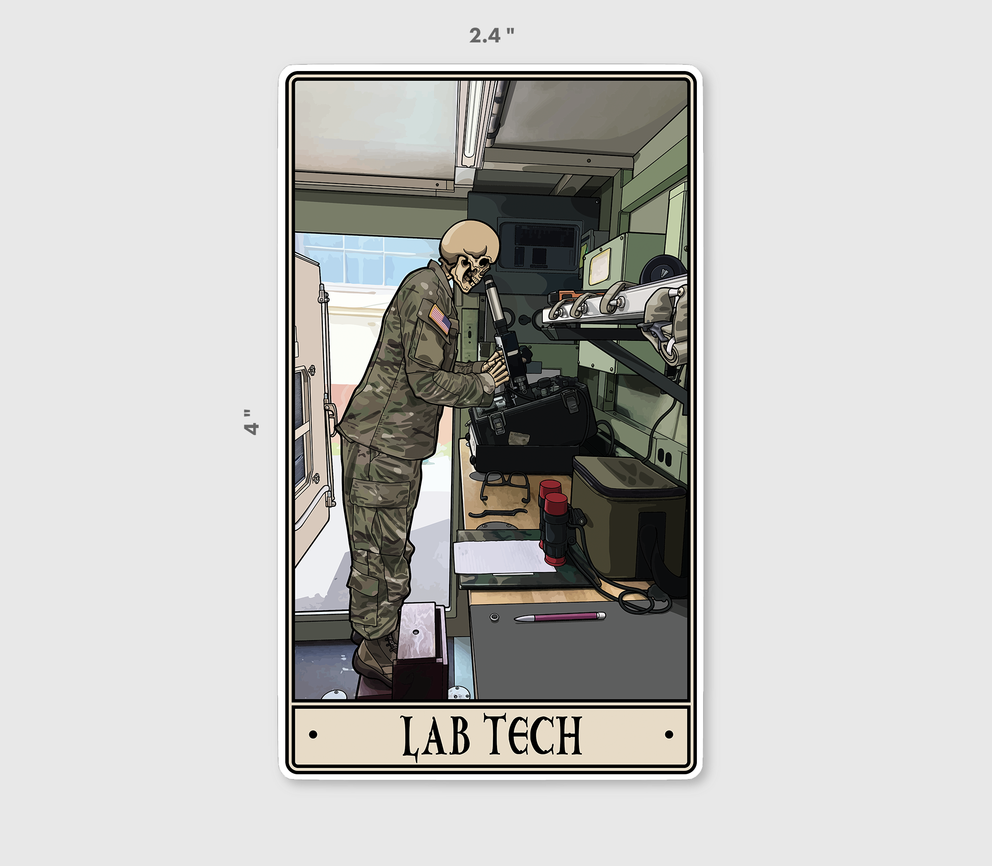 Lab Tech Sticker – pltdaddy