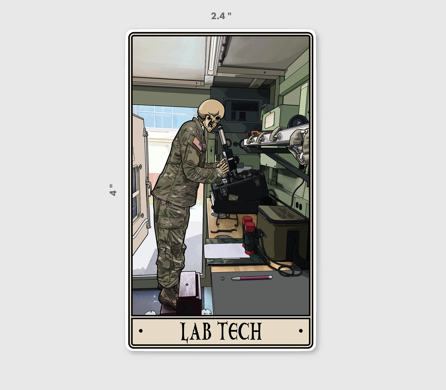 Lab Tech Sticker