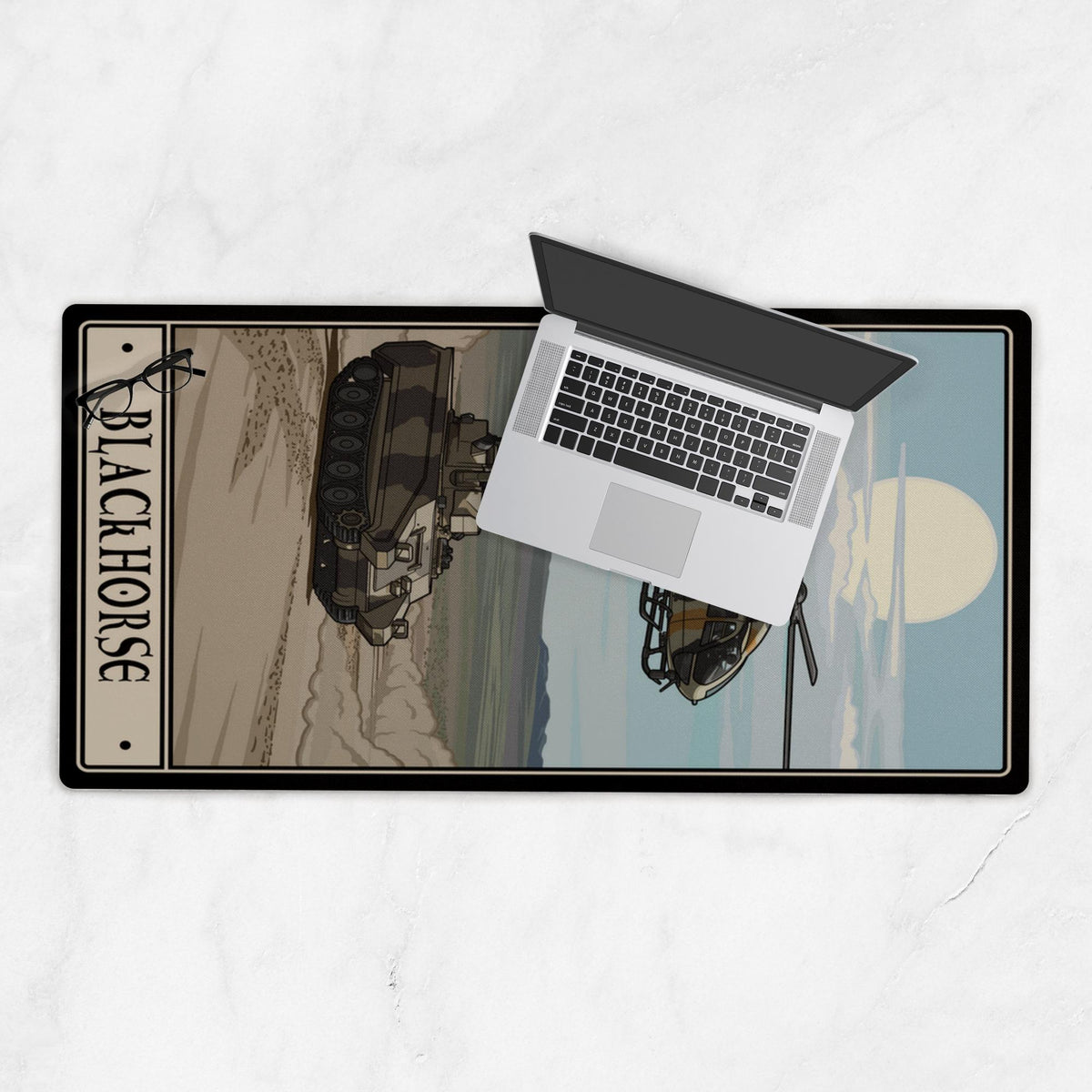Blackhorse Desk Mat - 18x36 inch