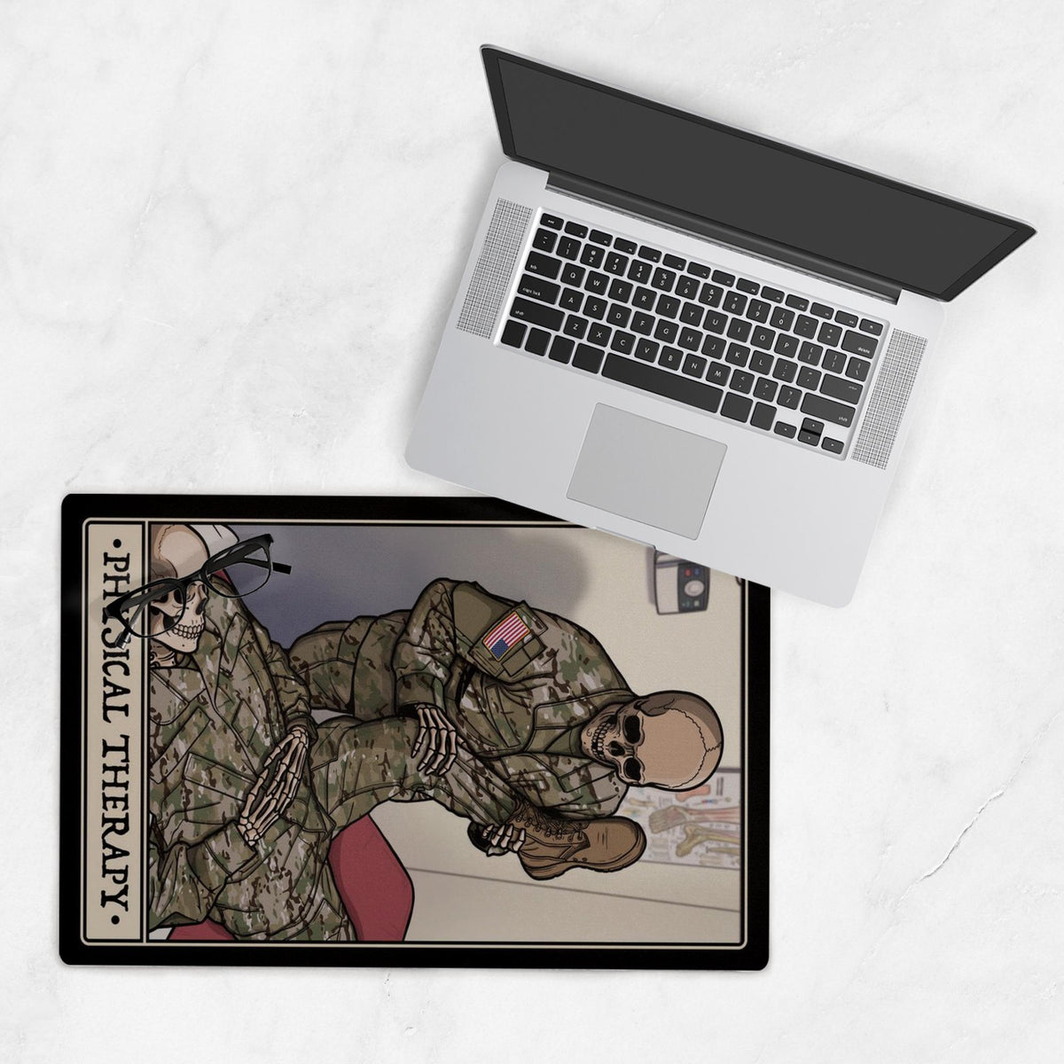 Physical Therapy Desk Mat - 12x18 inch