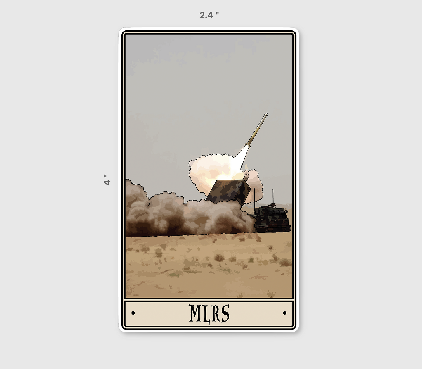 Multiple Launch Rocket System Sticker
