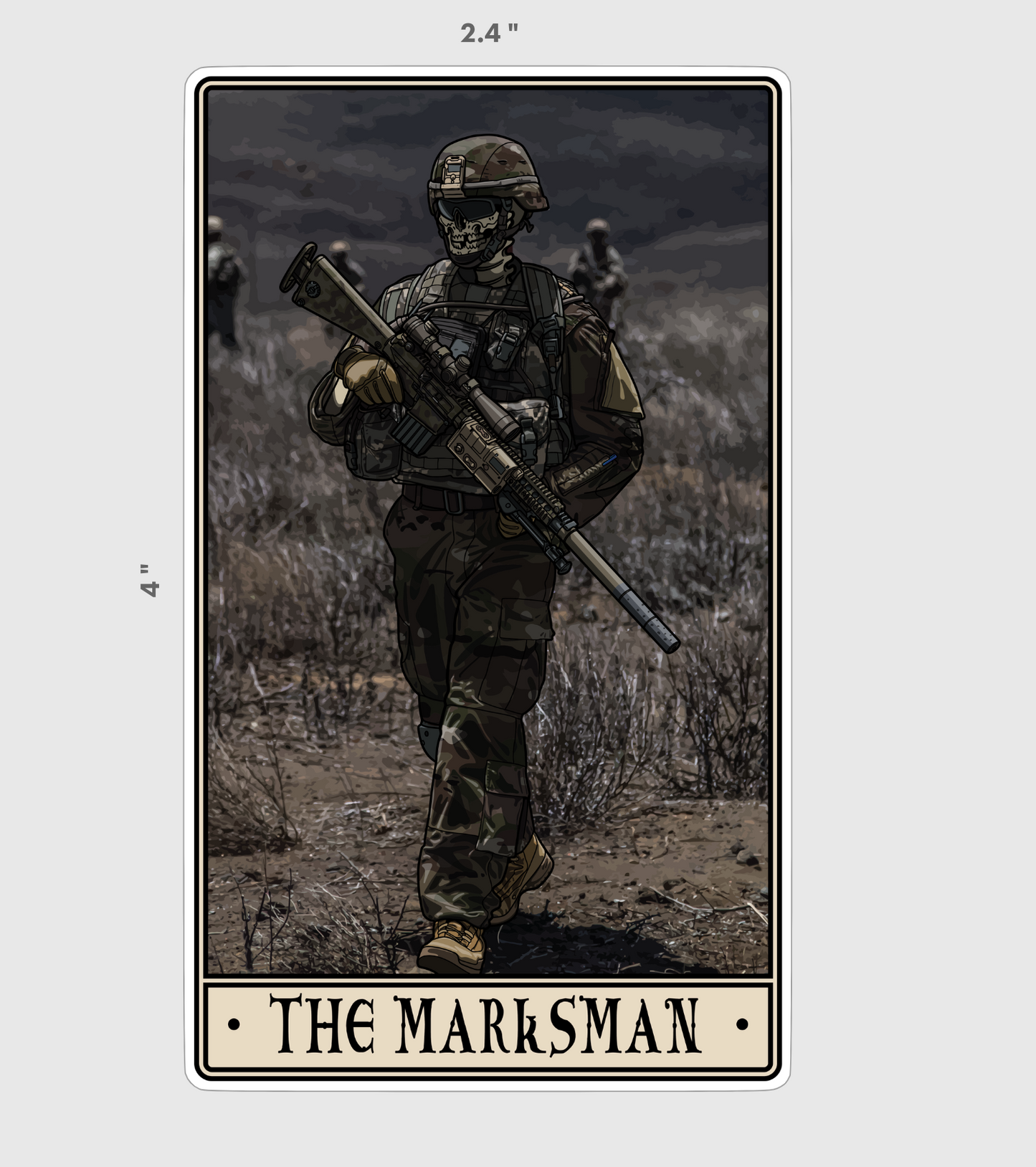 Marksman Sticker