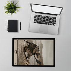 1371 Combat Engineer Desk Mat