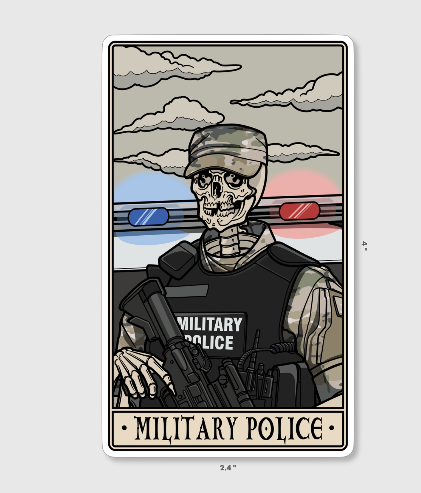 Military Police Skull