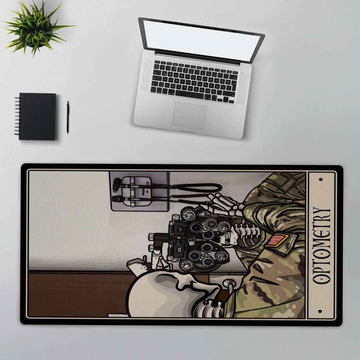 Optometry Desk Mat - 18x36 inch