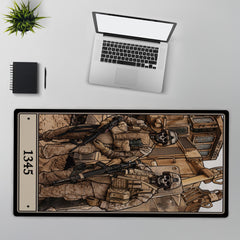 1345 Engineer Equipment Operator Desk Mat