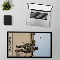 Water Dogs Desk Mat