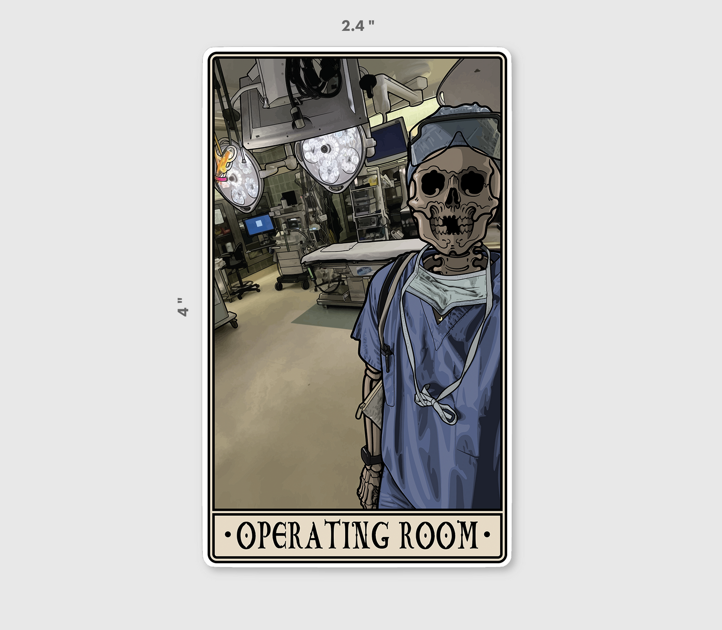 Operating Room Sticker