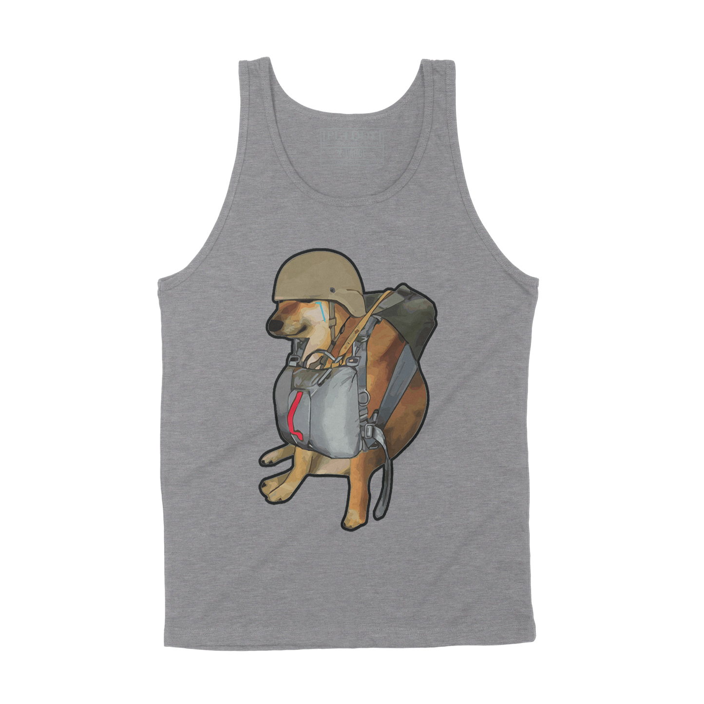 Airborne Cheems Tank Top – pltdaddy