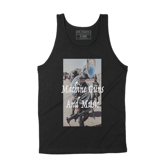 Machine Guns and Music Tank Top