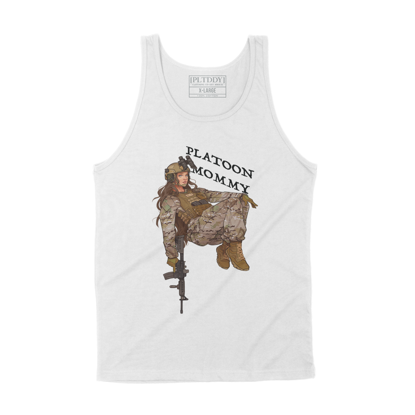 Army Mommy Tank Top