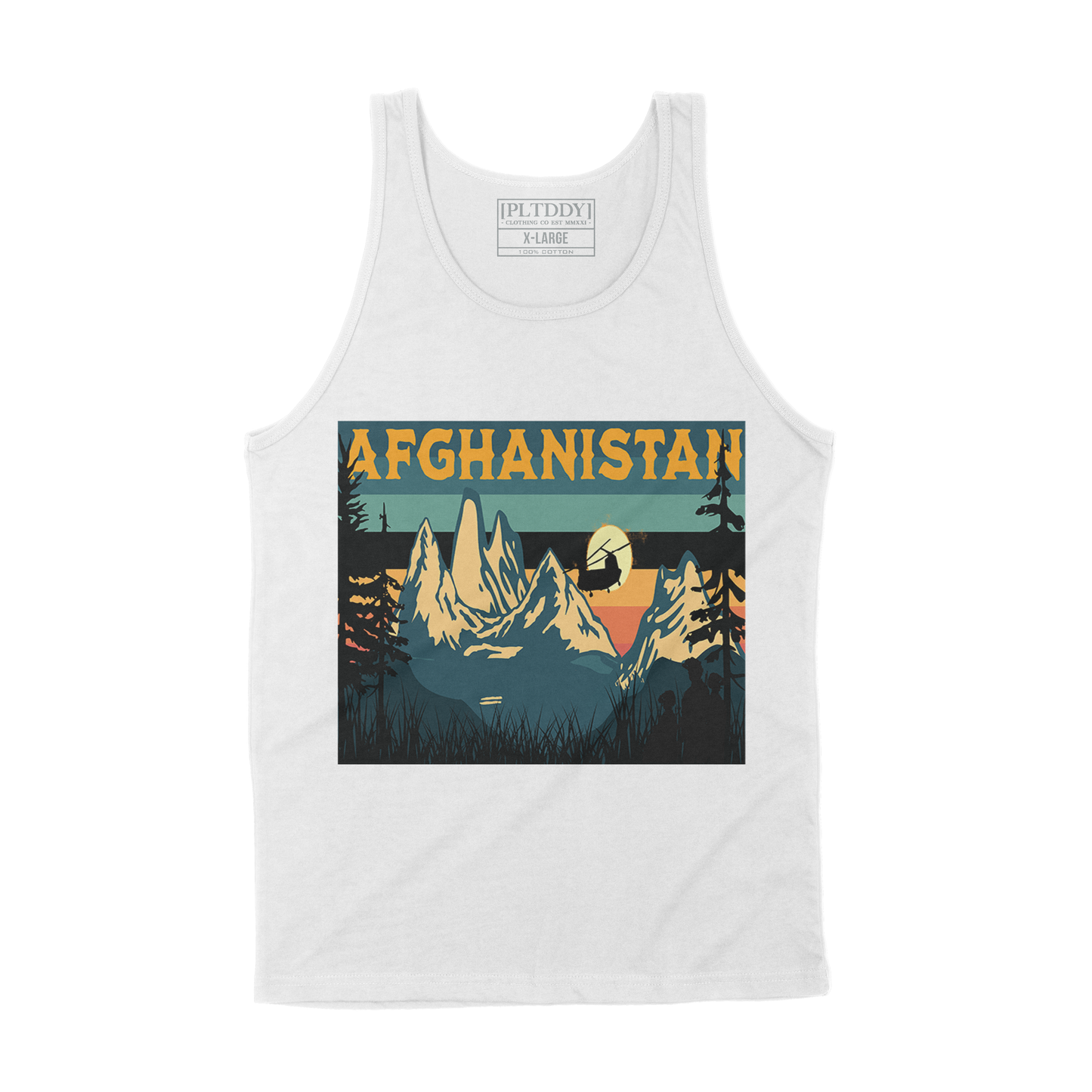 Afghanistan Sunset Tank Top