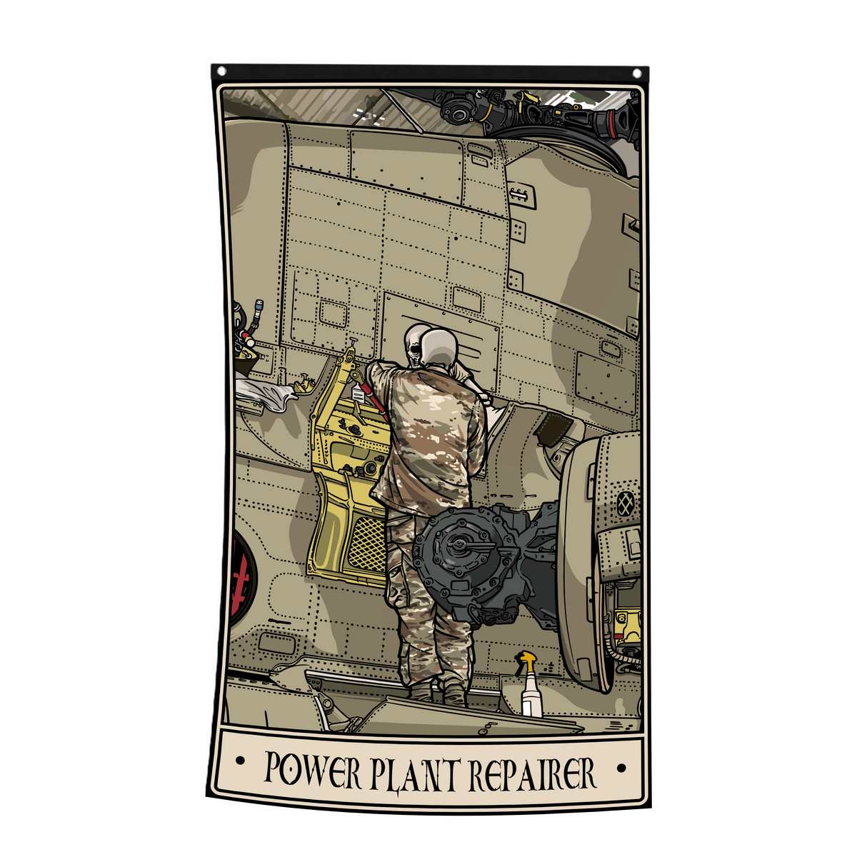 Power Plant Repairer Flag