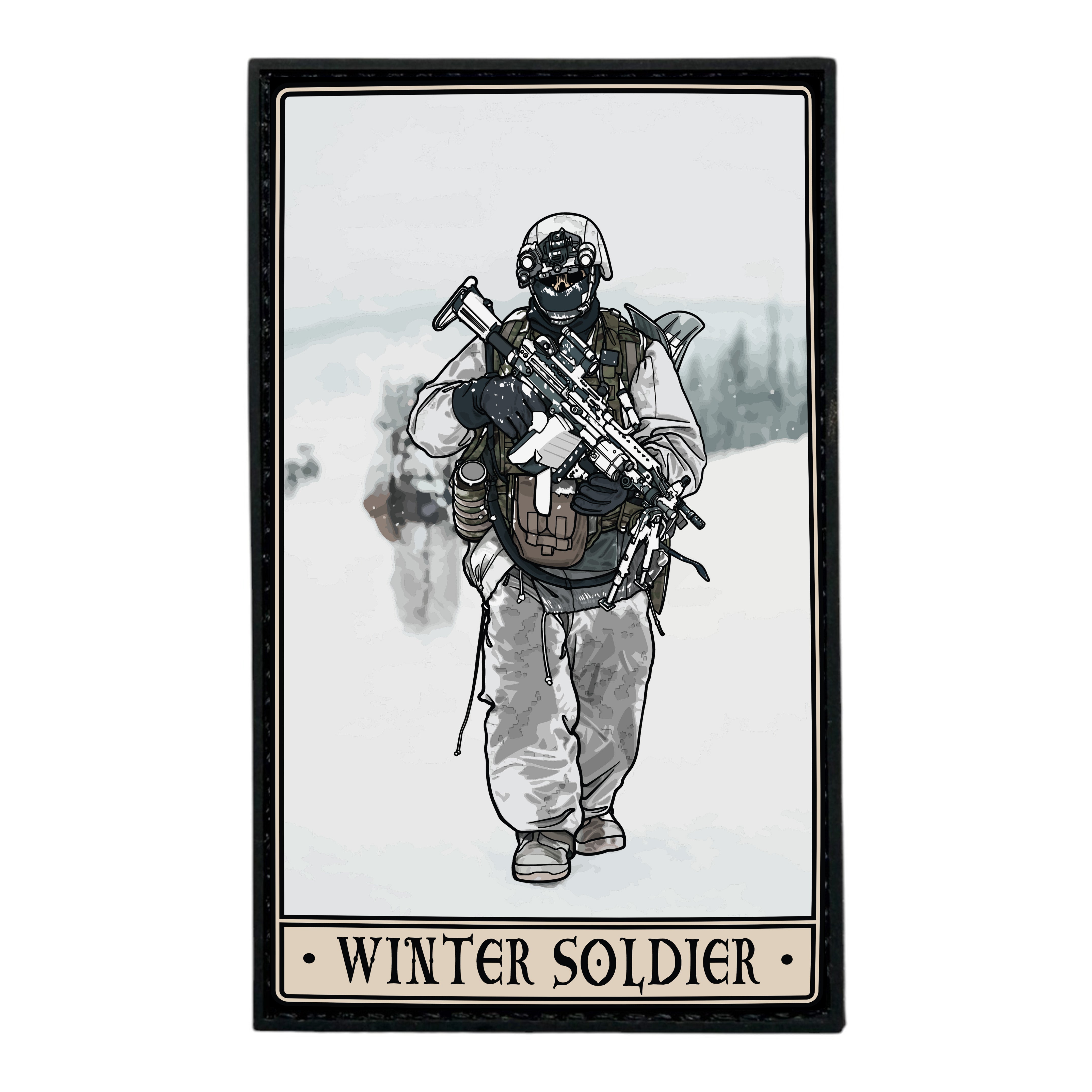 Winter Soldier PVC Patch