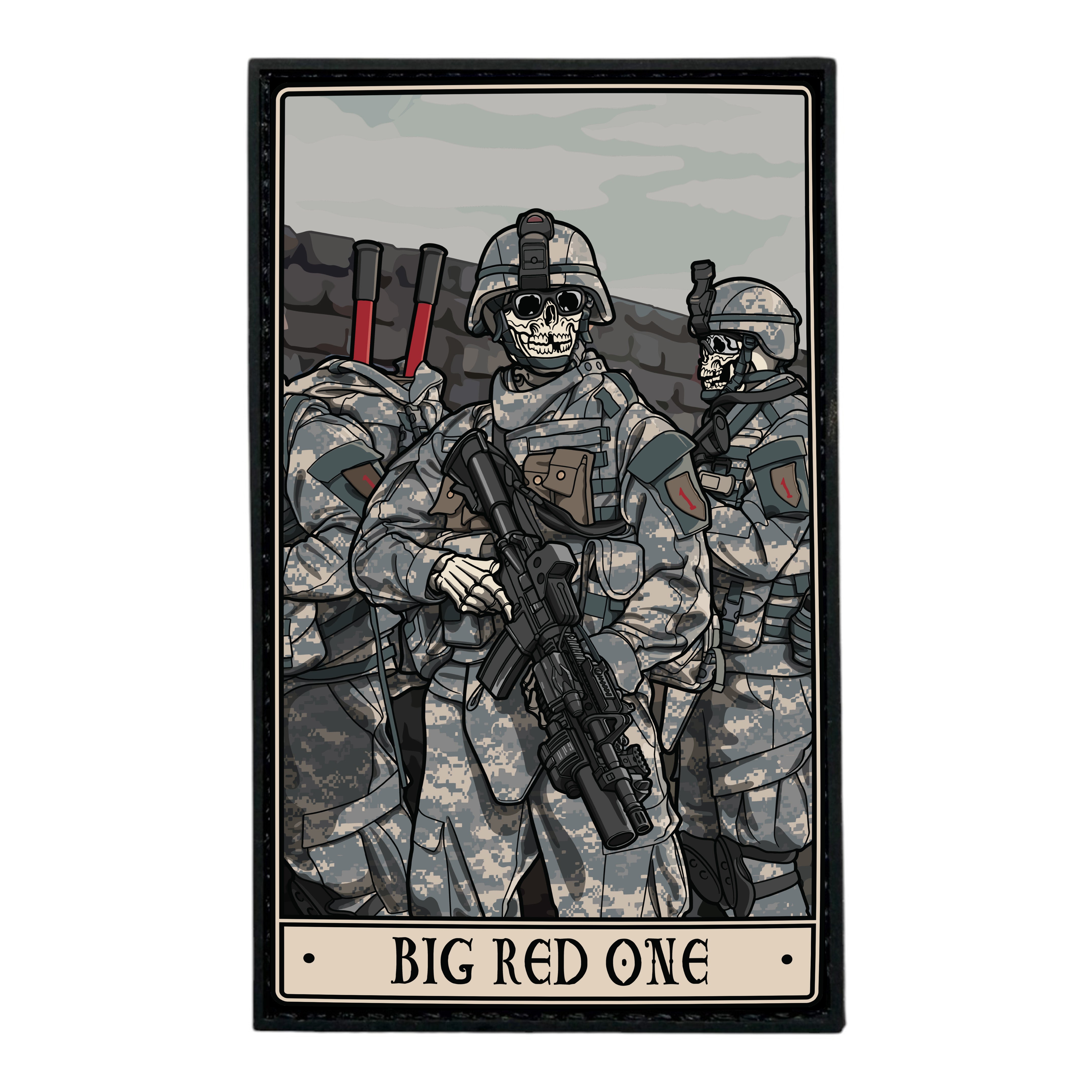 Big Red One PVC Patch