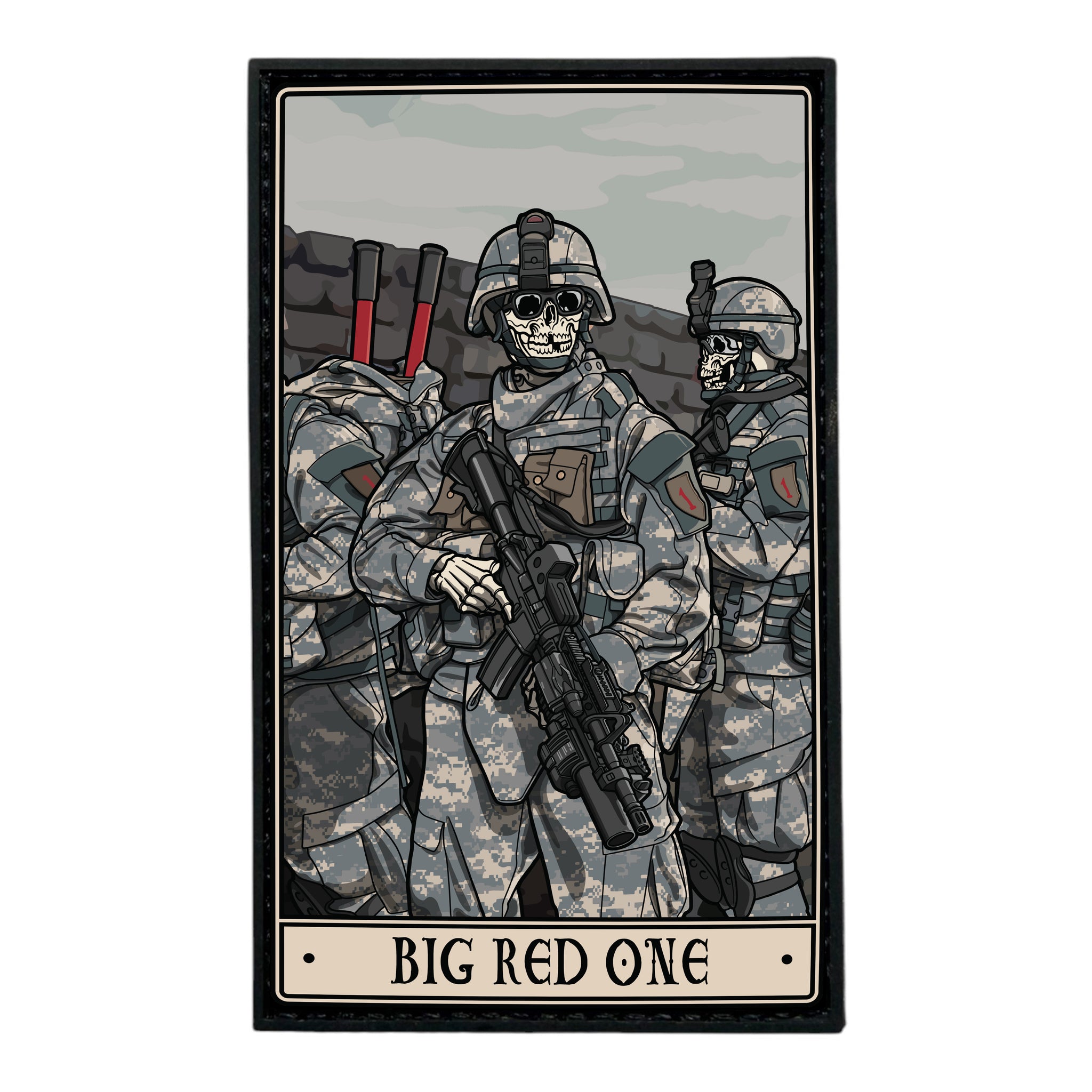 Big Red One PVC Patch