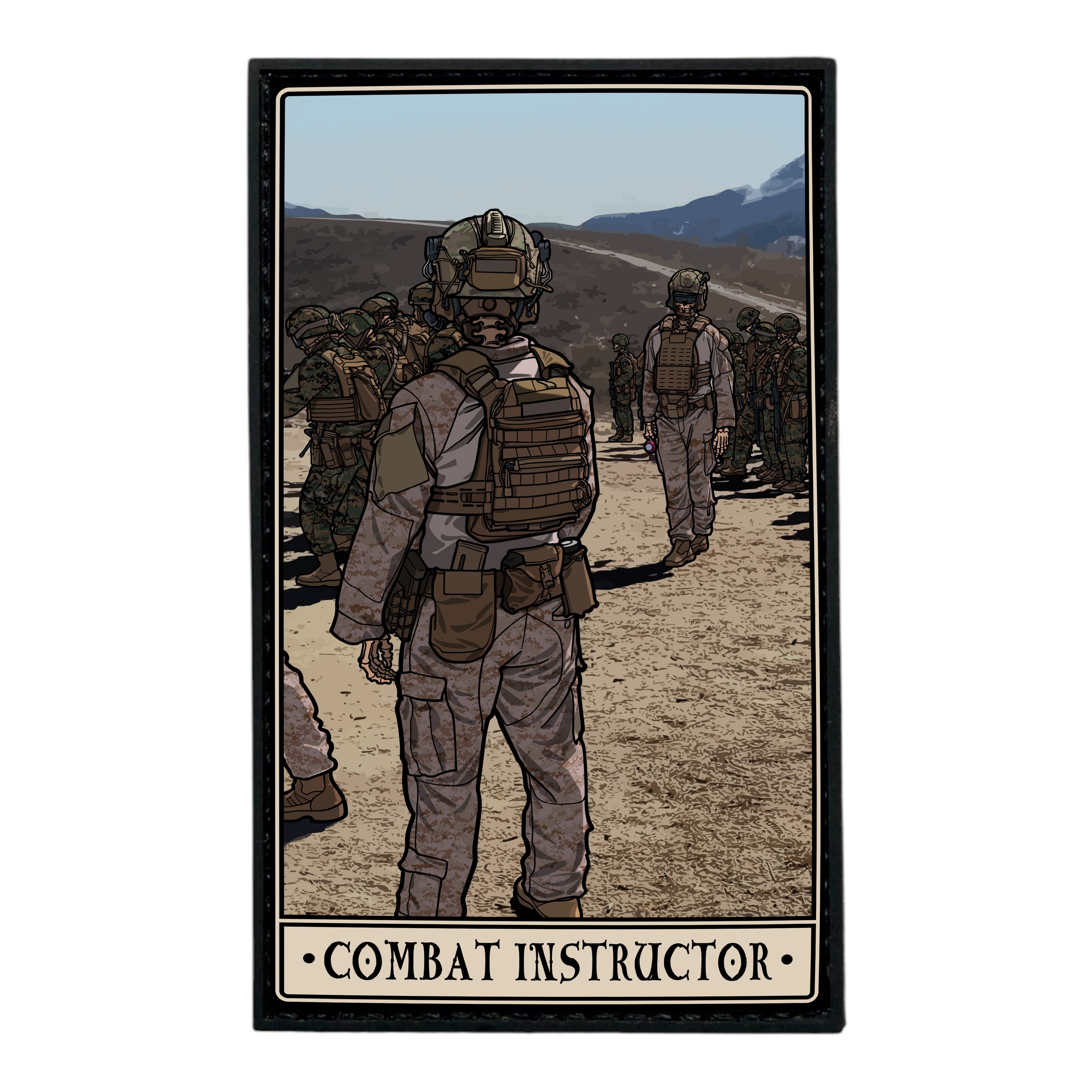 Combat Instructor PVC Patch