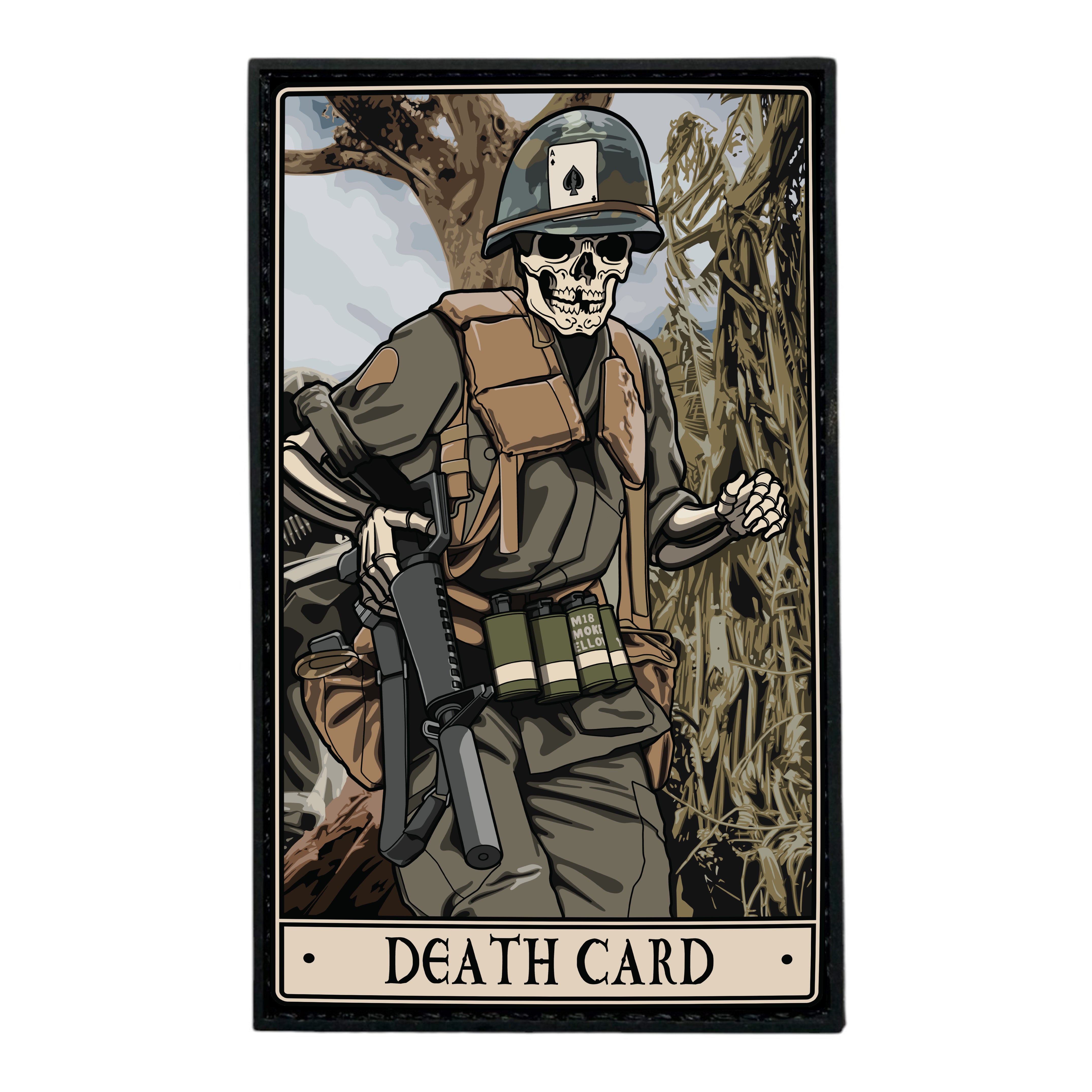 Death Card PVC Patch