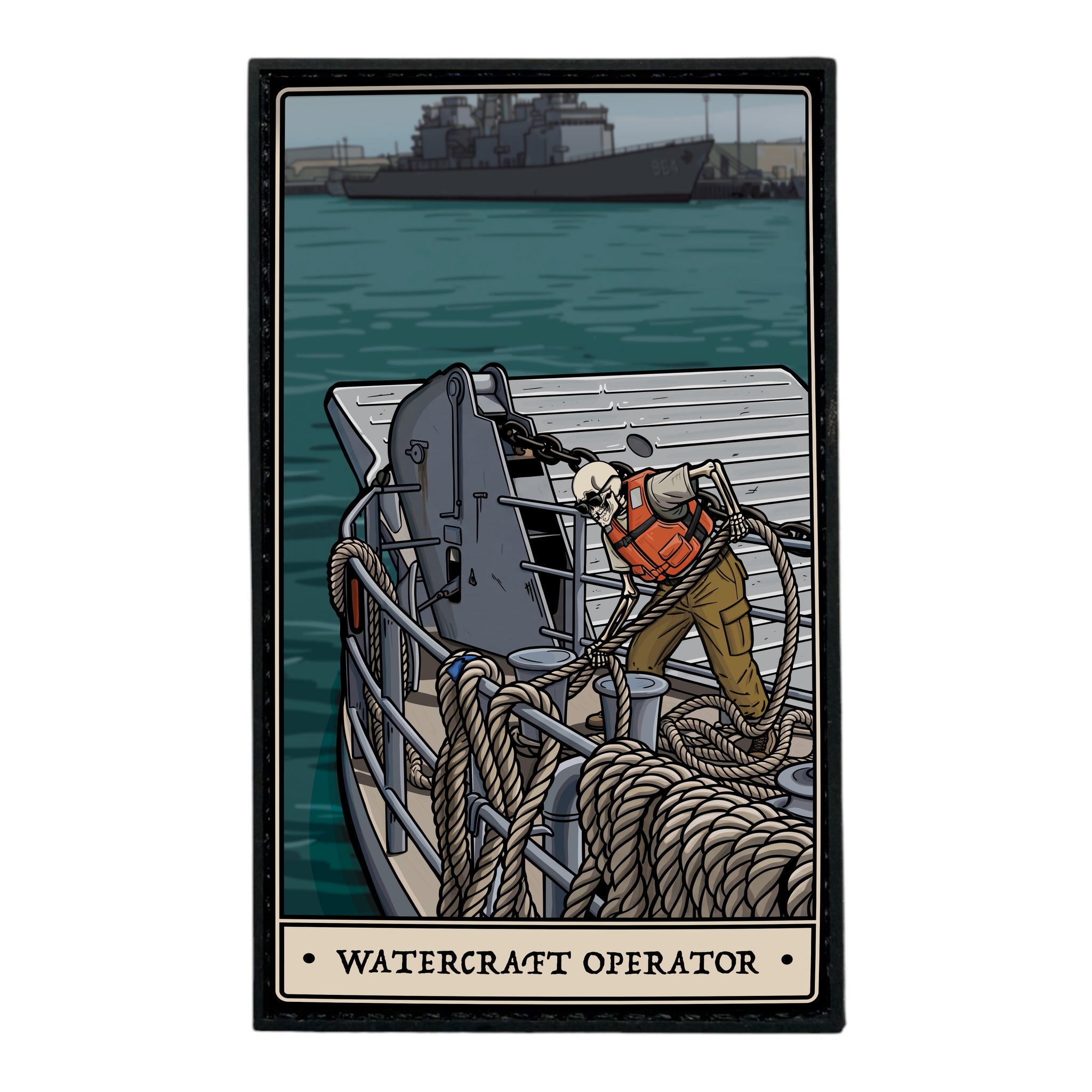 Watercraft Operator PVC Patch