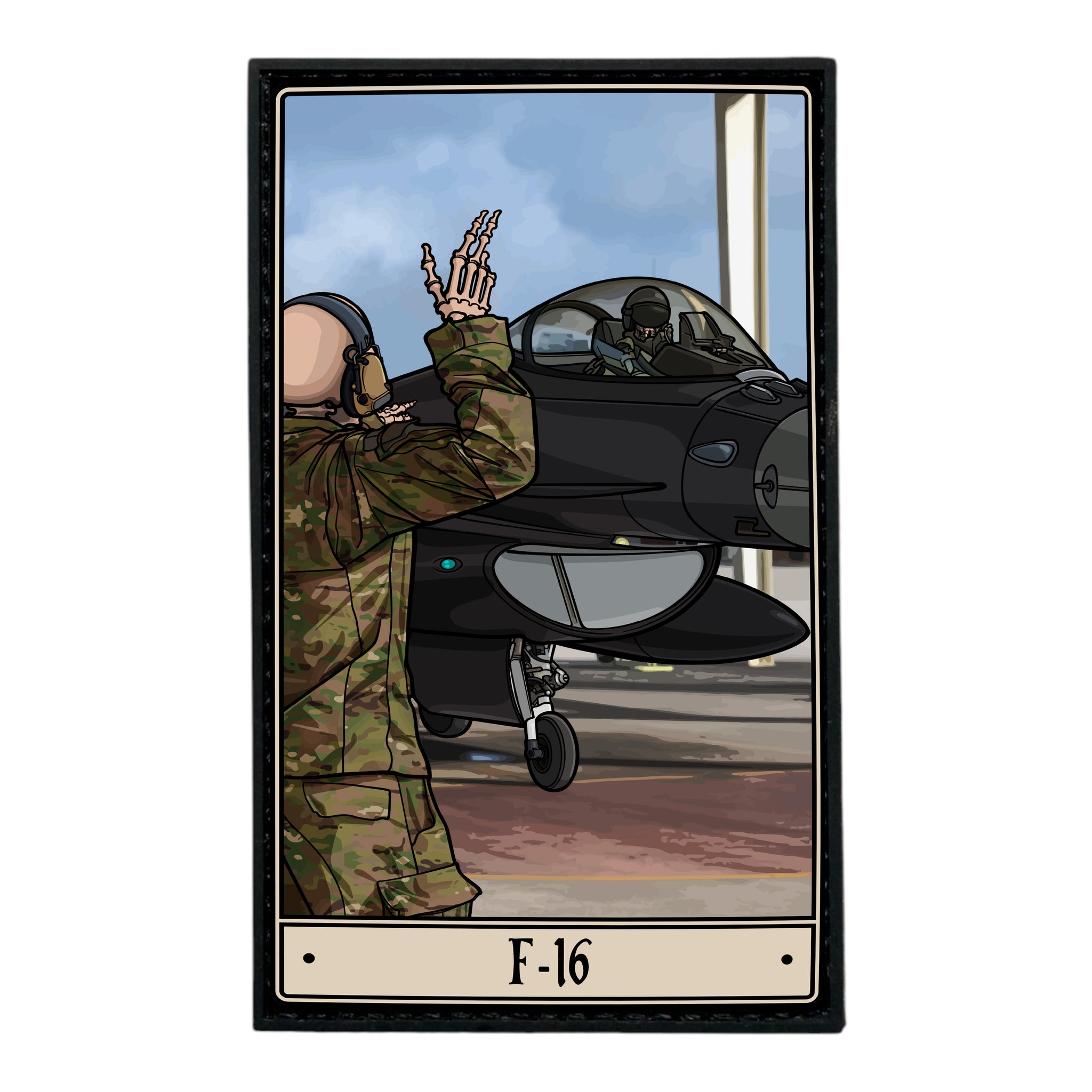 F-16 PVC Patch