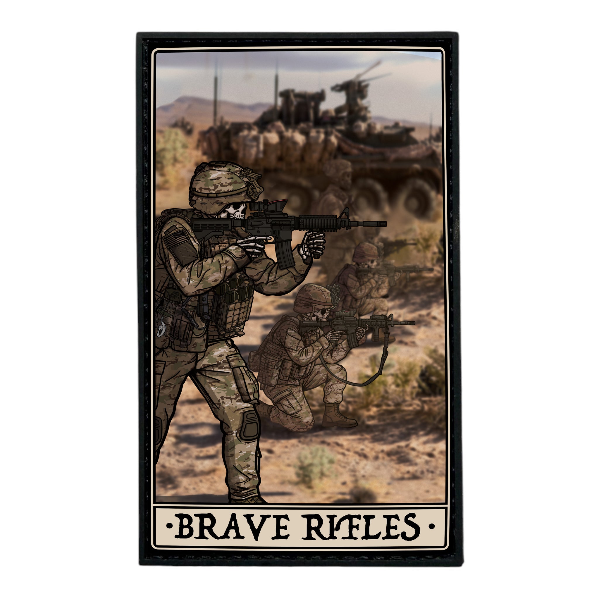 Brave Rifles PVC Patch