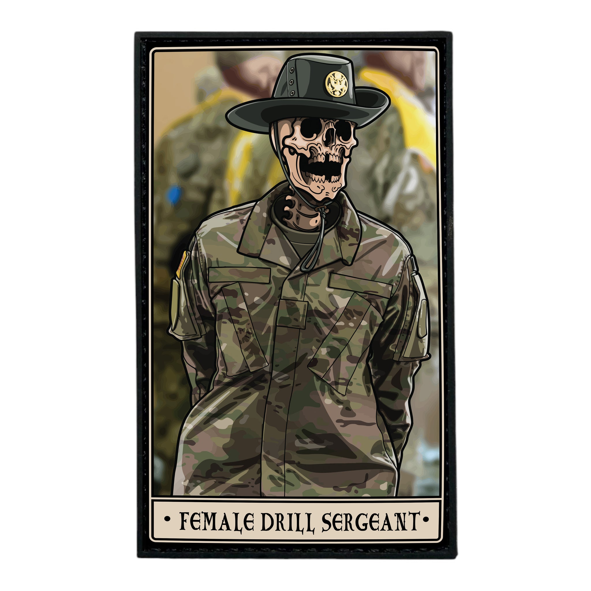 Female Drill Sergeant PVC Patch