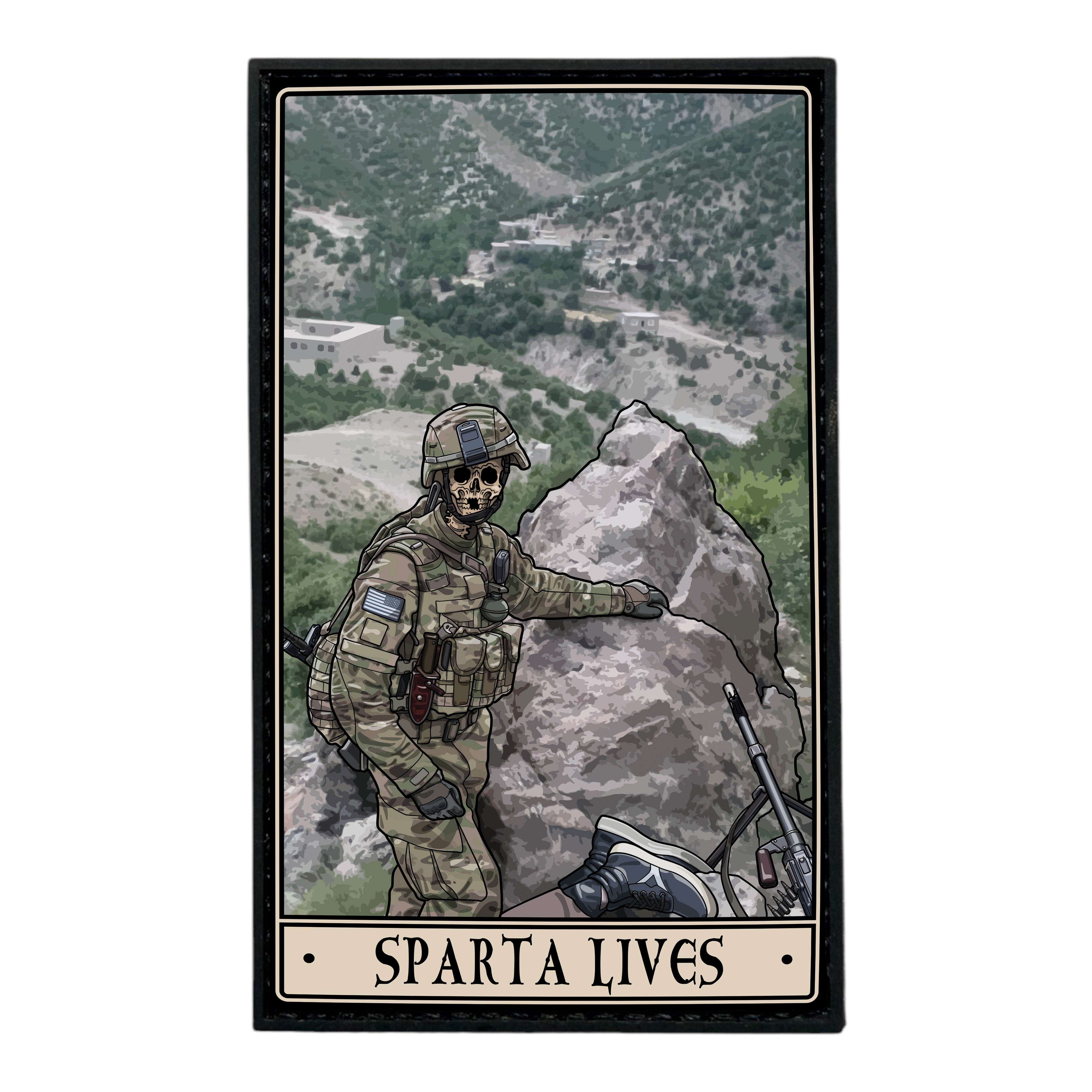 Sparta Lives PVC Patch