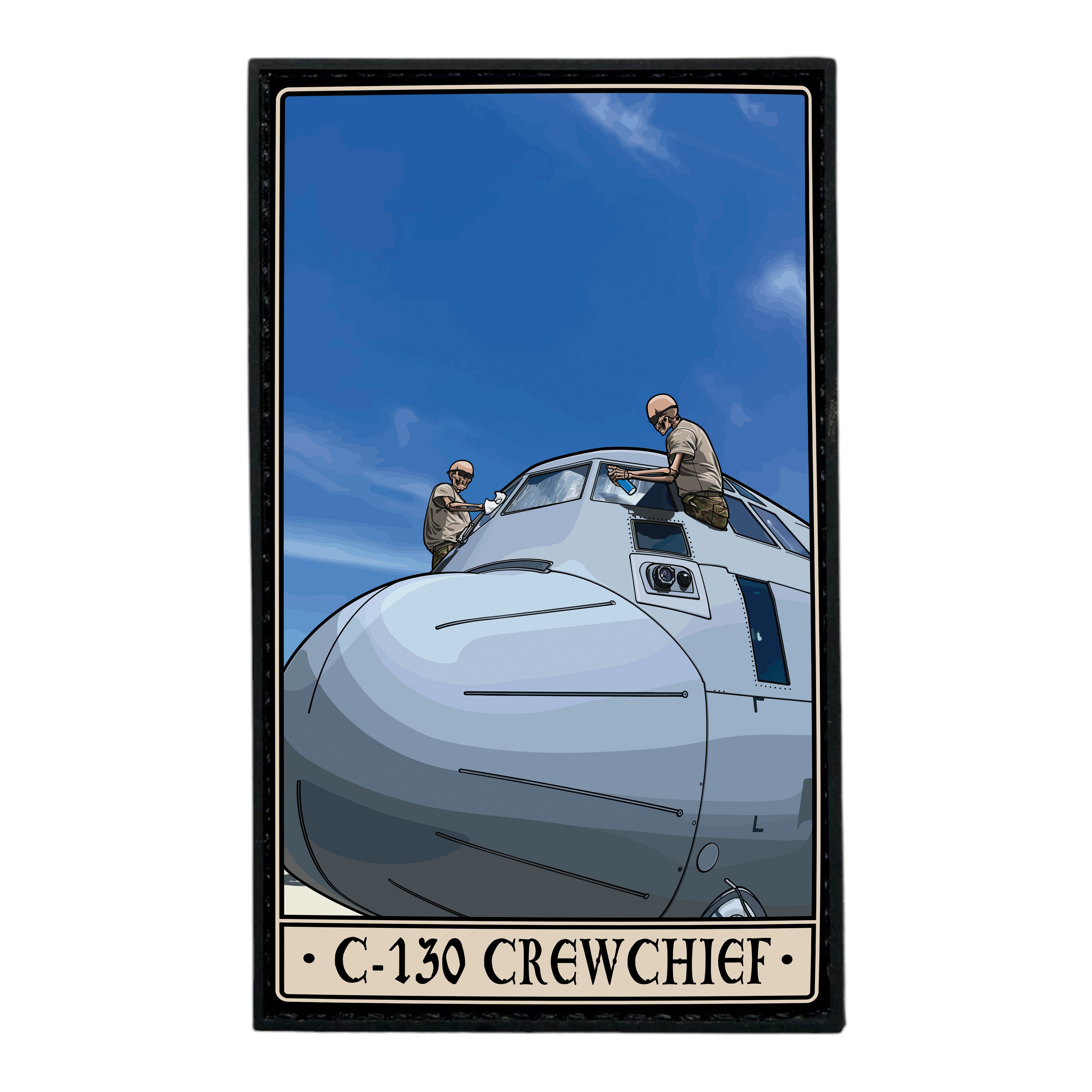 C-130 Crew Chief PVC Patch