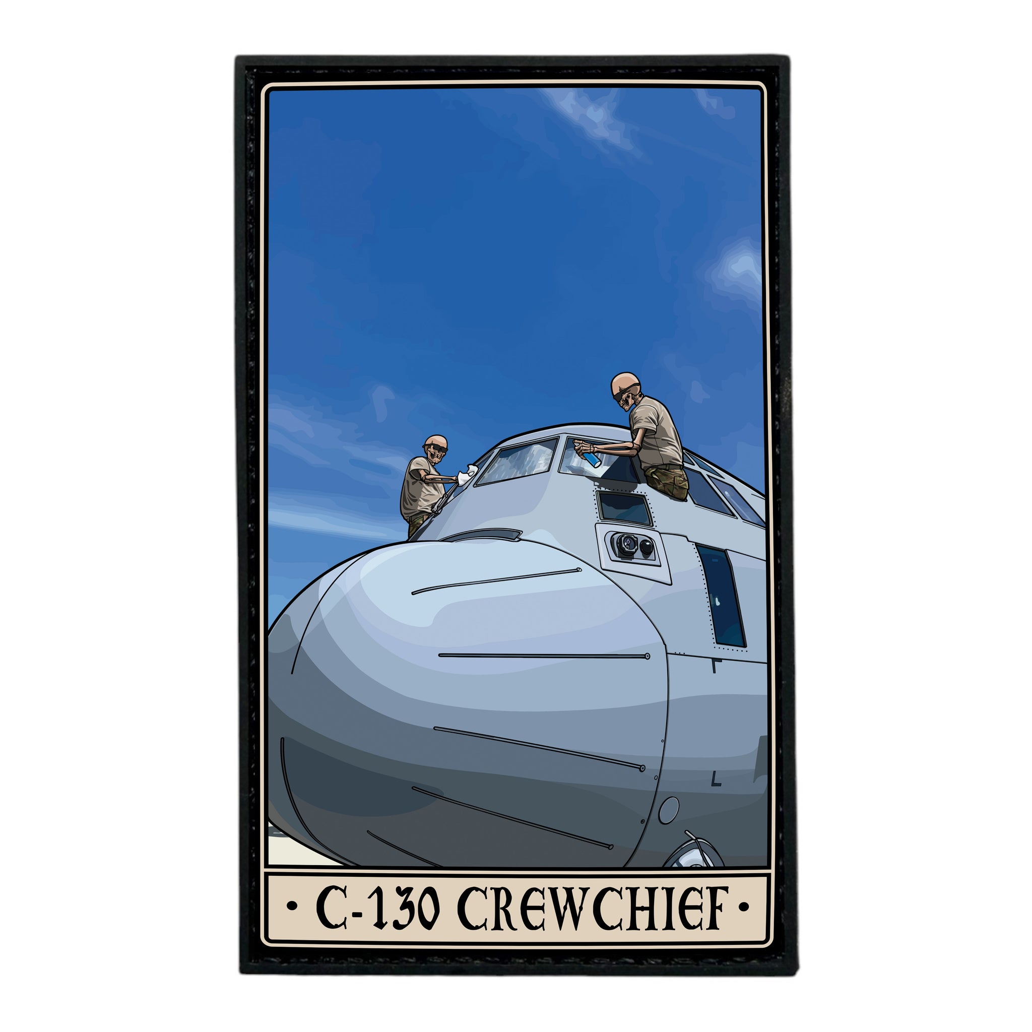 C-130 Crew Chief PVC Patch