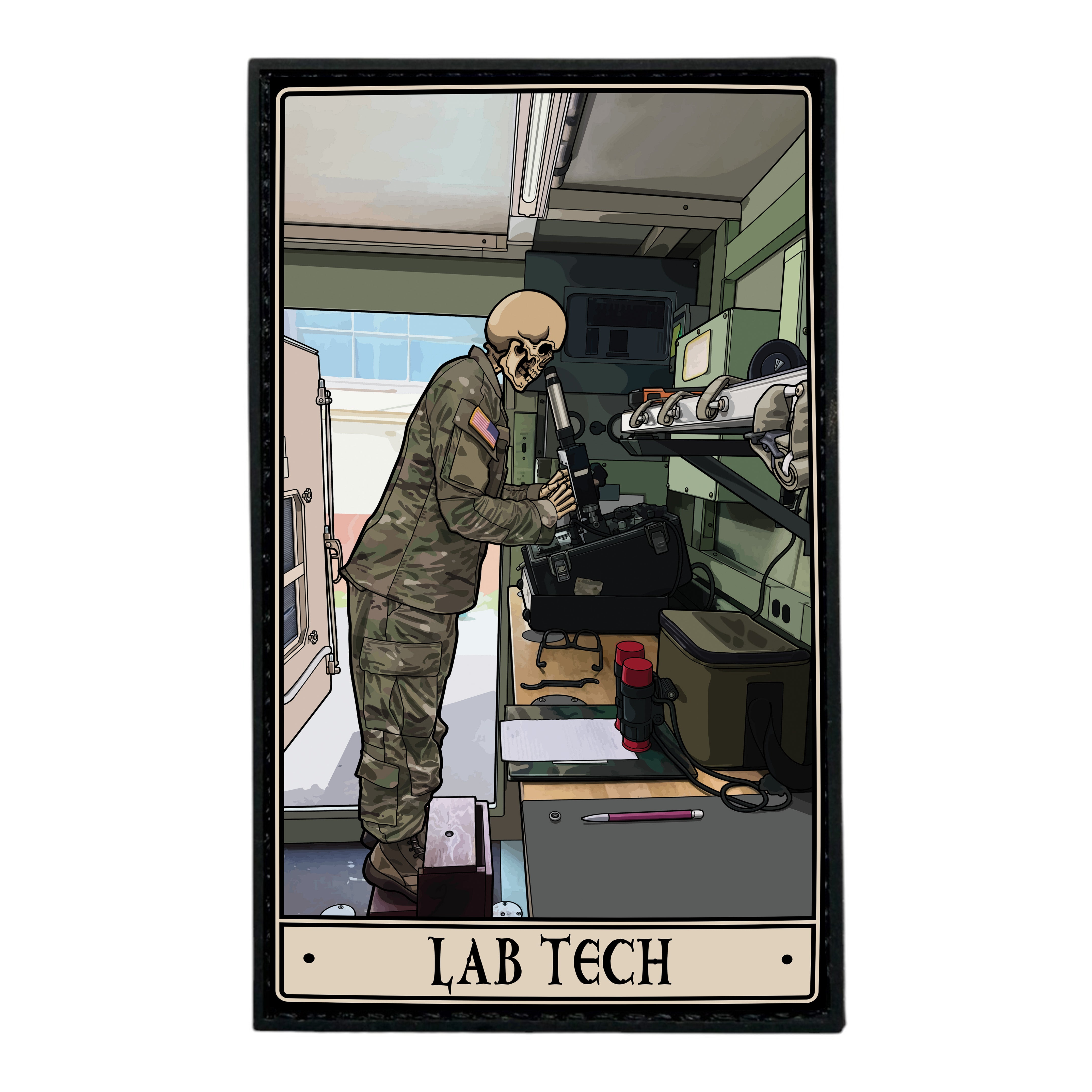 Lab Tech PVC Patch
