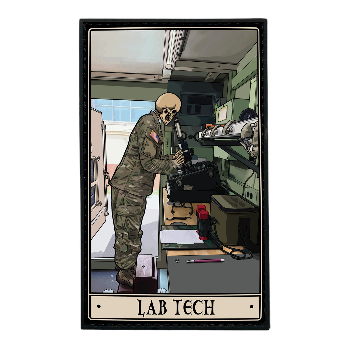 Lab Tech PVC Patch