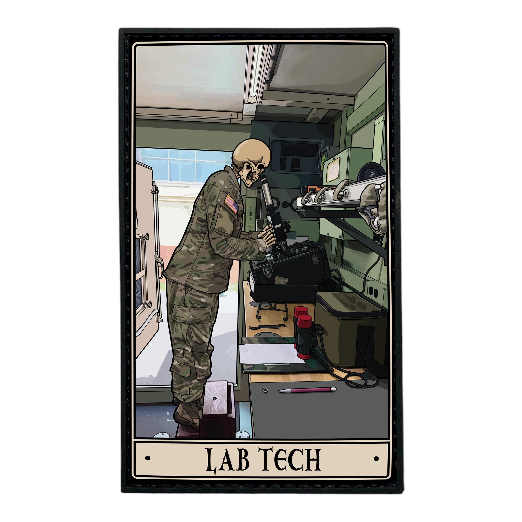 Lab Tech PVC Patch